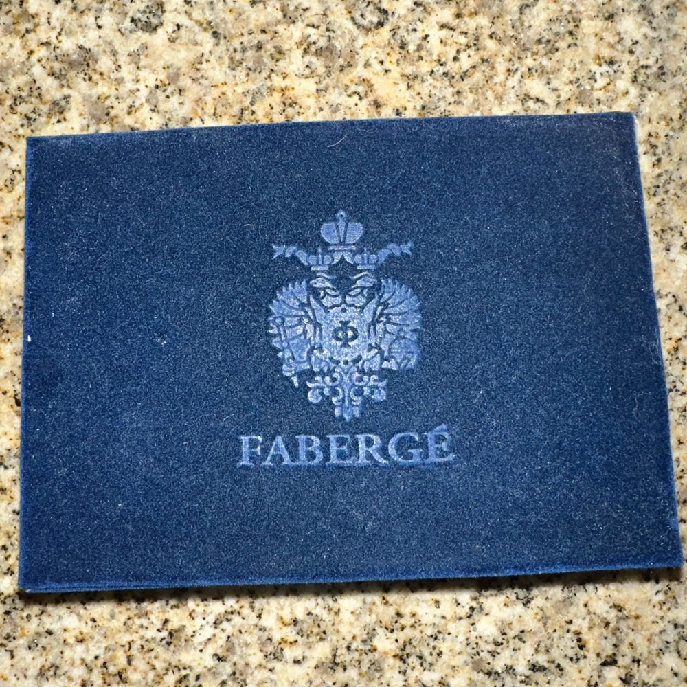Beautiful Vintage Faberge Crystal & Enamel Napkin Ring Holders Set Of 8 m60 - Picture 8 of 11